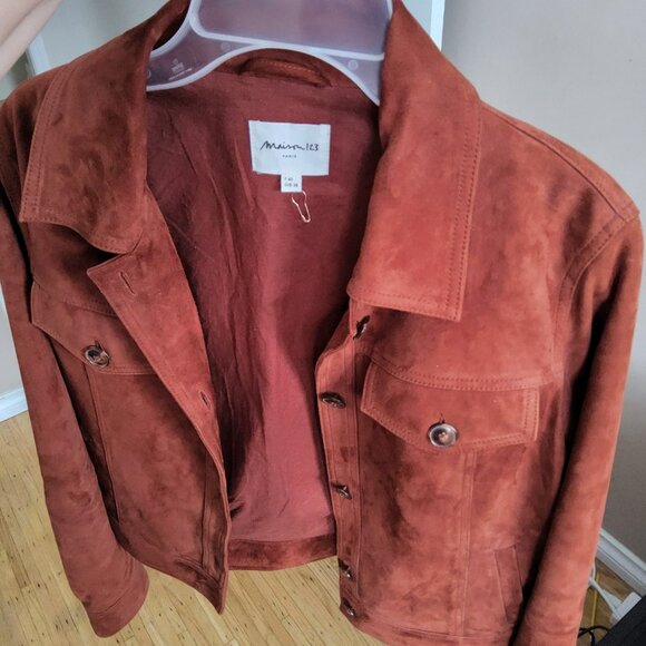 Suede jacket 38 size - Picture 1 of 8